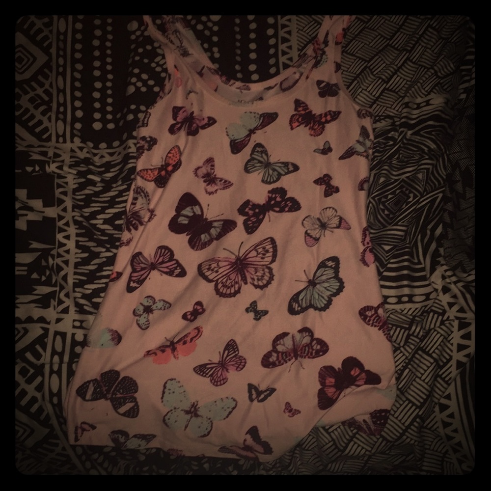 Beautiful butterfly tank top